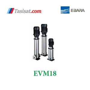 پمپ آب ابارا طبقاتی عمودی سری EVM18