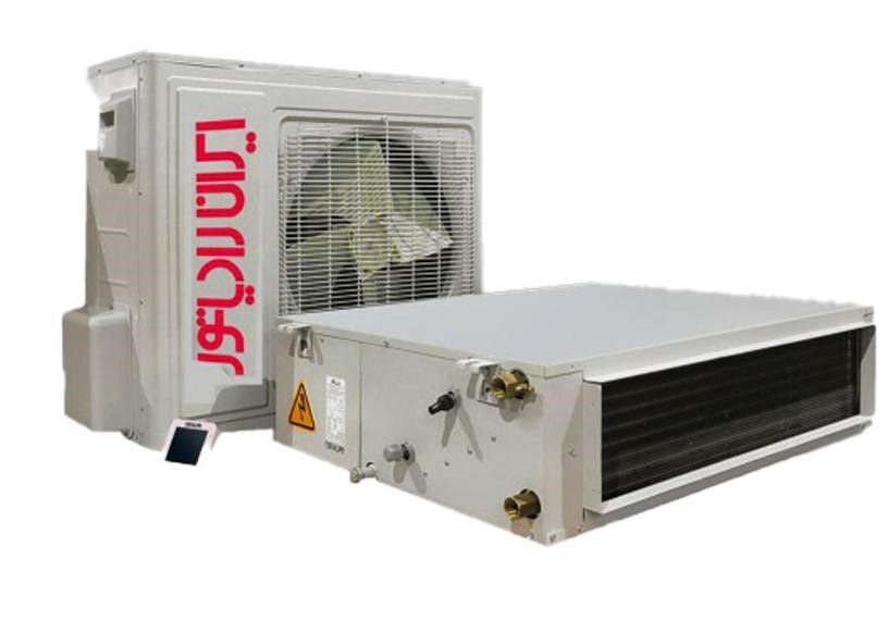 داکت اسپلیت ایران رادیاتور 24000 BTU گرید A