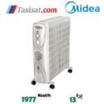 رادیاتور برقی فن دار 13 پره مدیا مدل NY23ECF-13L