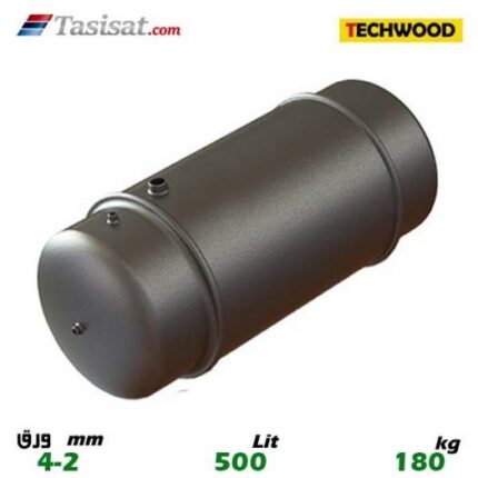 منبع دوجداره 500 لیتری تکوود TECHWOOD ورق 2-4 وزن 180