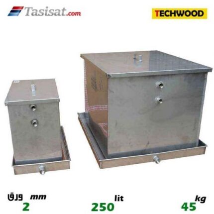 منبع انبساط باز 250 لیتری تکوود TECHWOOD ورق 2