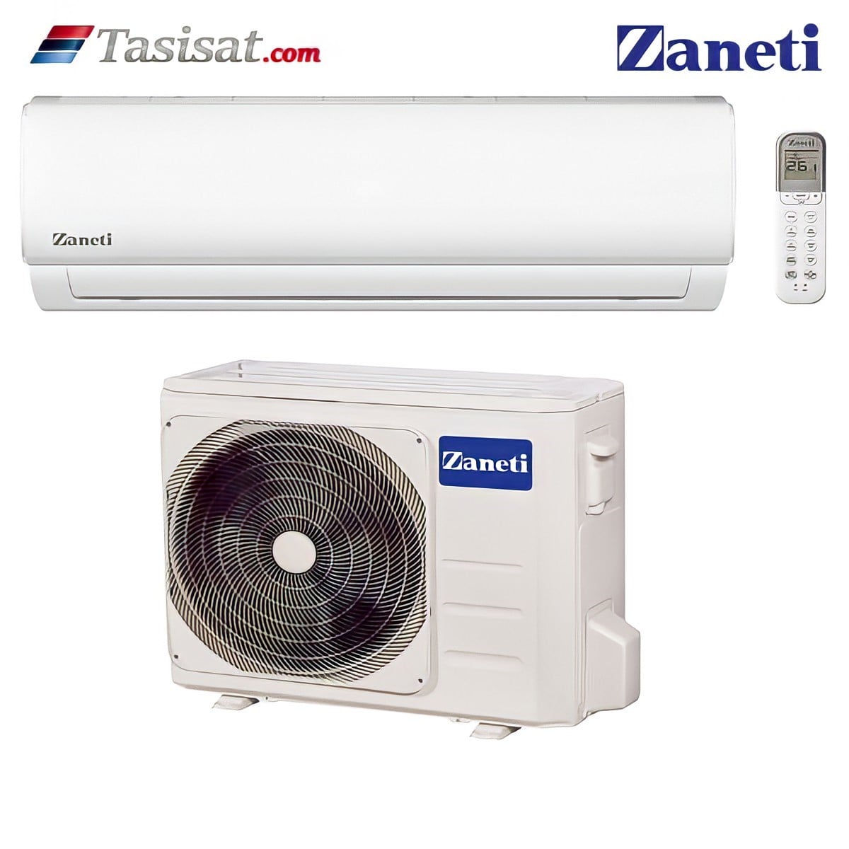 کولر گازی دیواری زانتی 12000 BTU مدل ZMSA-12HO1RAFA