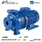 پمپ آب تک پروانه استیل ابارا مدل 3D/E 65-200/22 A T IE3