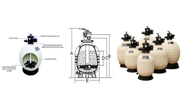 قیمت فیلتر شنی استخر ایمکس EMAUX مدل MFV20