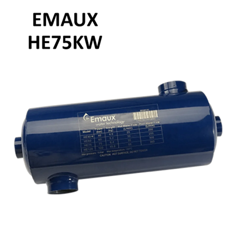 مبدل حرارتی استخر ایمکس EMAUX مدل HE 75