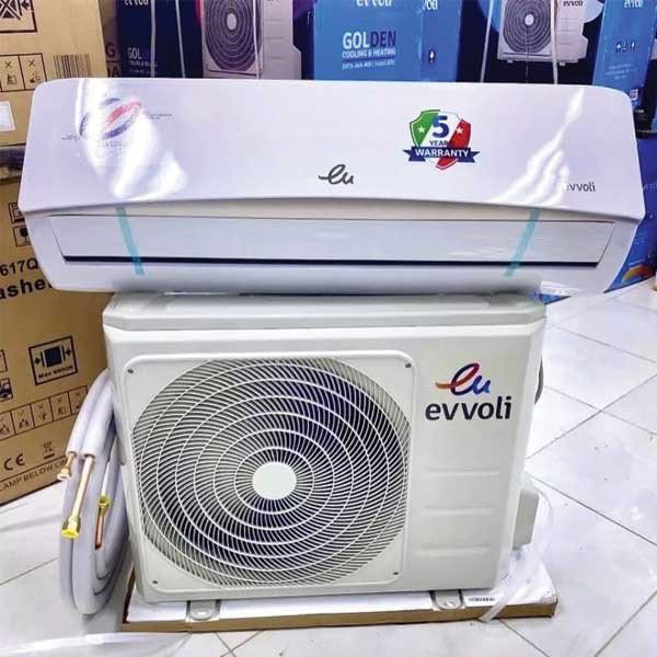 کولر گازی اینورتر EVVOLI ایوولی 24000 BTU گرید A+