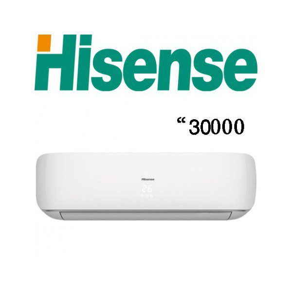 کولر گازی اینورتر هایسنس 30000 BTU گرید A مدل HIH-30VQ