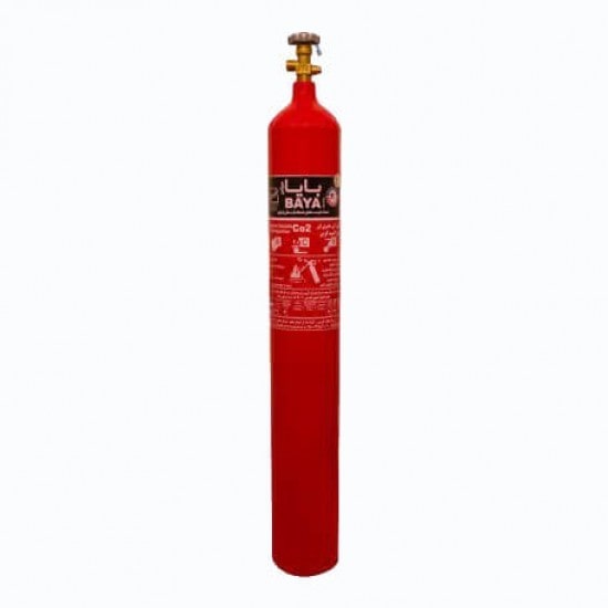 قیمت کپسول آتش نشانی 12 کیلویی CO2 بایا سیلندر چرخ دار ( ارابه دار )
