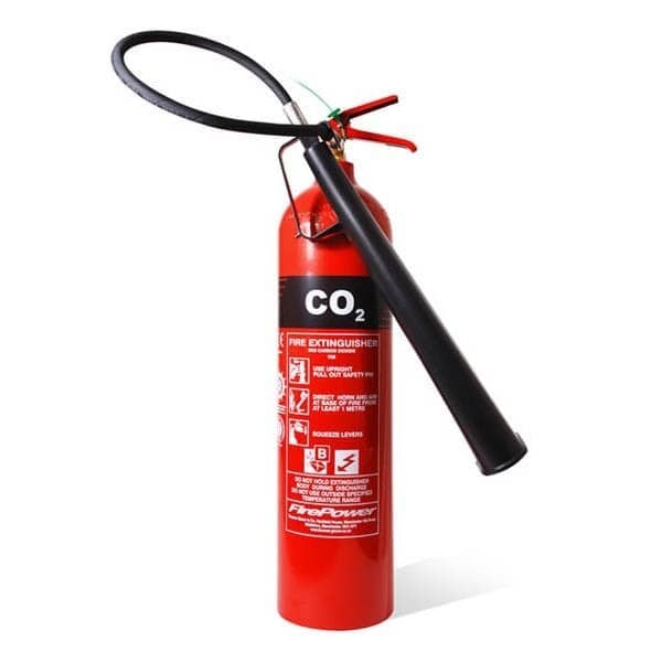 کپسول آتش نشانی 12 کیلویی CO2 دژ چرخ دار ( ارابه دار )