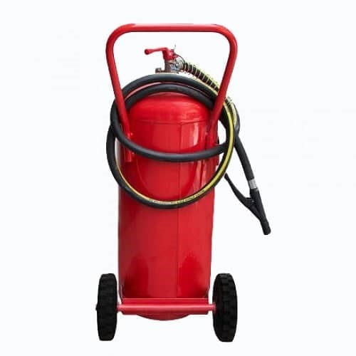کپسول آتش نشانی 12 کیلویی CO2 دژ چرخ دار ( ارابه دار )