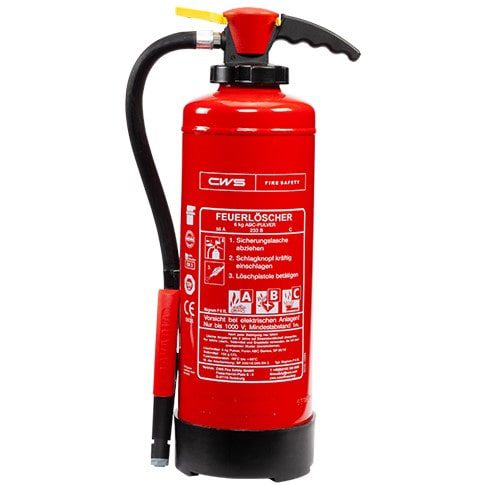 کپسول آتش نشانی 6 کیلویی پودری ( پودر و گاز ) دژ
