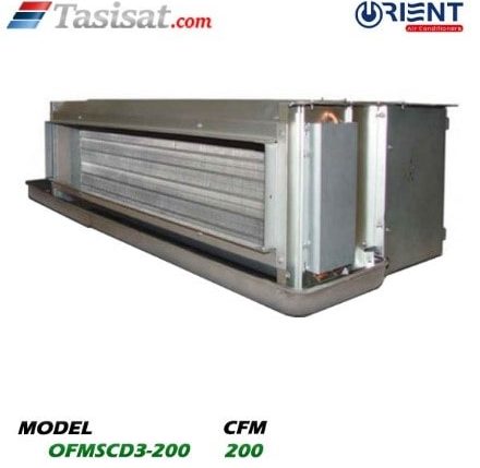 فن کویل سقفی توکار اورینت 200 CFM مدل OFMSCD3-200