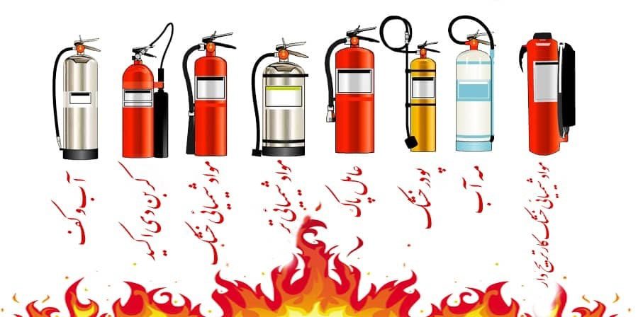 قیمت کپسول آتش نشانی 12 کیلویی پودری ( پودر و گاز ) پیشرام