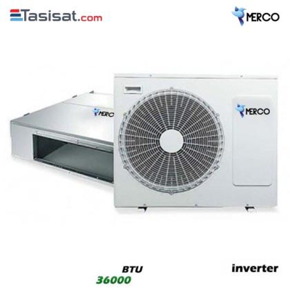 داکت اسپلیت مرکو MERCO ظرفیت 36000 اینورتر مدل GDS-36P1T1A