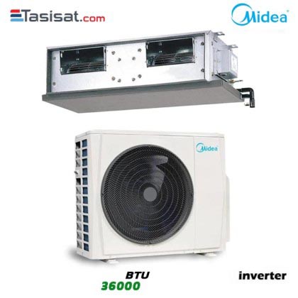 داکت اسپلیت فوق کم مصرف اینورتر مدیا 36000 BTU مدل IDR3-X105–MCR3-X105