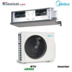داکت اسپلیت فوق کم مصرف اینورتر مدیا 48000 BTU مدل IDR3-X140–MCR3-X140