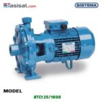 پمپ بشقابی دوپروانه سیستما SISTEMA مدل BTCt 25/160A